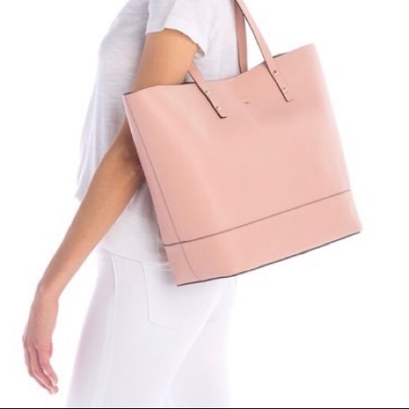 🚫SOLD🚫 Cole Haan Pink Beckett Leather Tote Bag - Picture 2 of 7